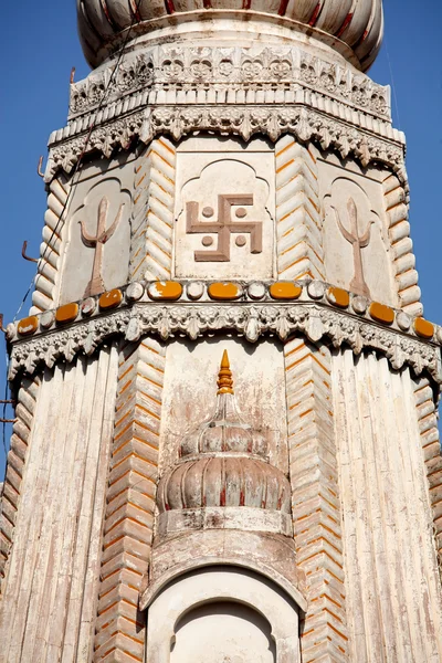 Mandawa dach świątyni swastyka — Zdjęcie stockowe