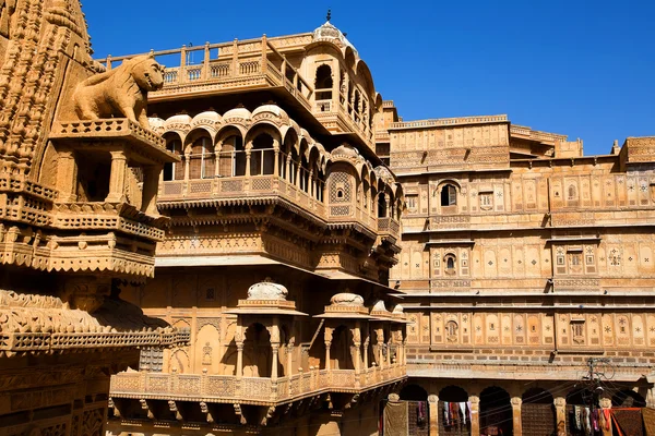 Raj Mahal palácio real de jaisalmer — Fotografia de Stock