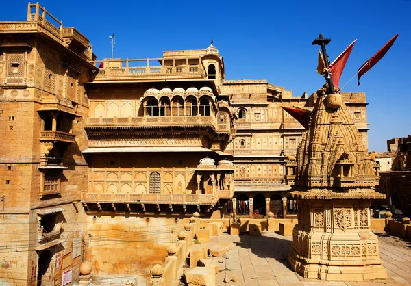 Raj mahal Królewski pałac jaisalmer — Zdjęcie stockowe