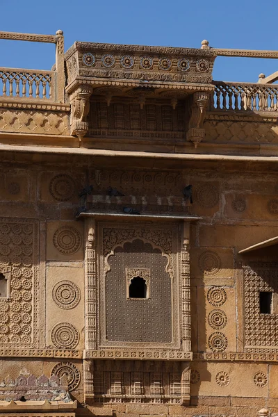 Raj mahal royal palace i jaisalmer — Stockfoto