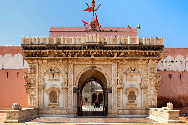 Templo de Shri karni mata em deshnoke — Fotografia de Stock