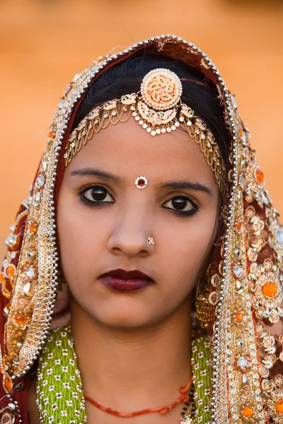 Matrimonio coppia in Jaisalmer — Foto Stock