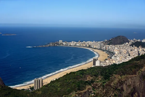Playa de Copacabana Imágenes de stock libres de derechos