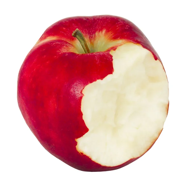 Der angebissene Apfel — Stockfoto