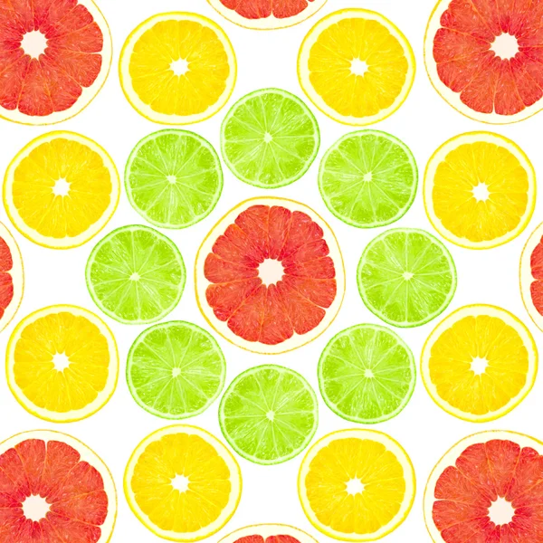 Collage van fruit — Stockfoto