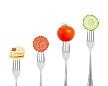 Healthy food to low weight clipart