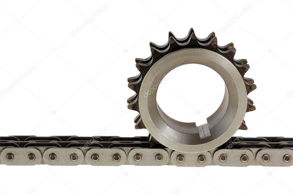 Gear on top of the chain