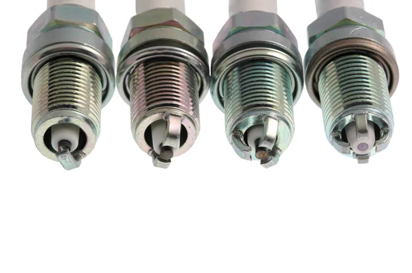 Different types of spark plugs — Stock Photo, Image