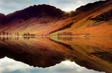 Buttermere reflections clipart