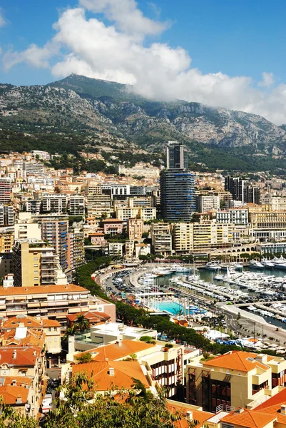 Монако и гавань — стоковое фото