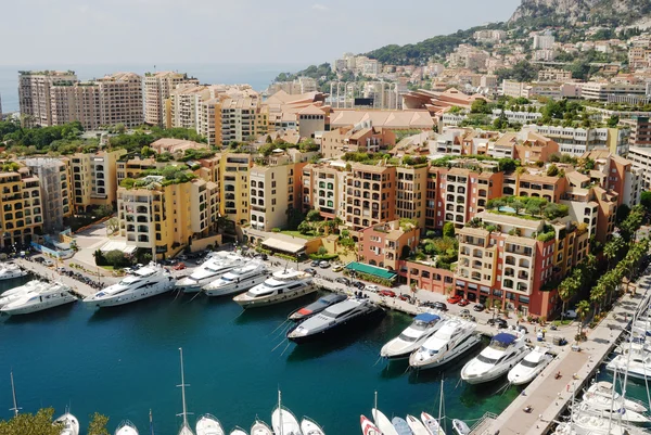 Mónaco y el puerto — Foto de Stock