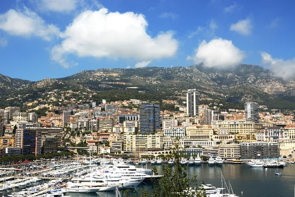 Monaco och hamnen — Stockfoto