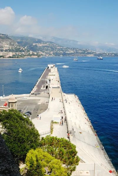 Monaco ve liman — Stok fotoğraf