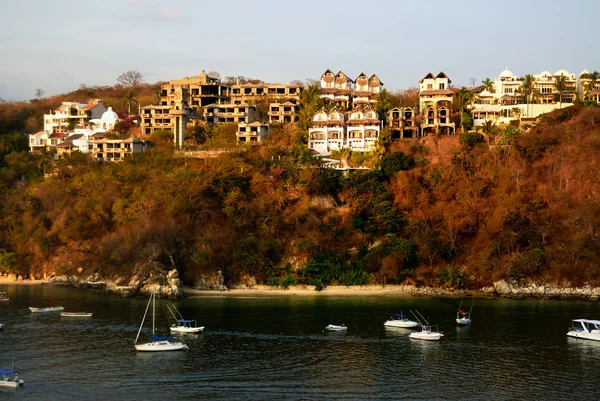 stock image Houses by the Sea