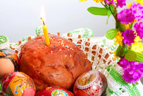 Easter cake with glace — Stock Photo, Image
