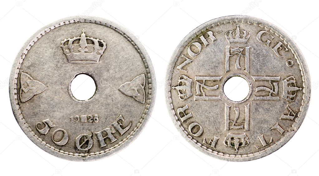 Old Denmark Coin of 50 ORE