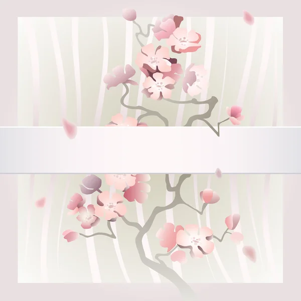 Blommigt mönster i lila — Stock vektor