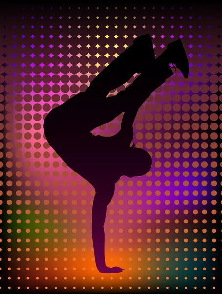 Νέοι breakdancer — Διανυσματικό Αρχείο