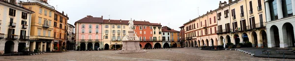 Vercelli central place — Stock Photo, Image