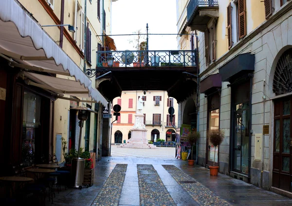 Vercelli street — Stock Photo, Image