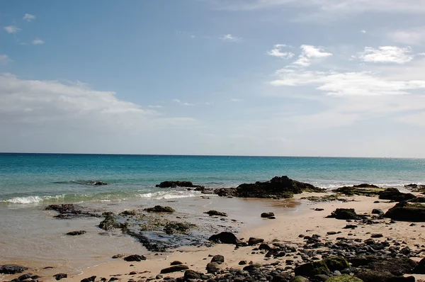 Вид на океан с пляжа Фуэртевентура — стоковое фото