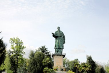 Statue of St. Charles Borromeo clipart