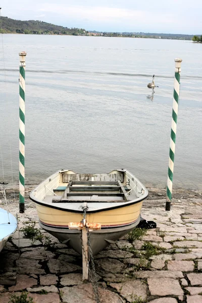 Barca sul Lago Maggiore — Foto Stock