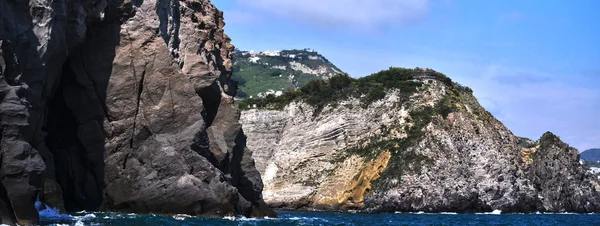 Wybrzeże Ischia, Włochy — Zdjęcie stockowe