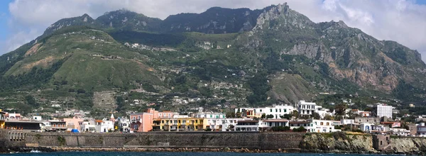 Panoramisch uitzicht van Forio, ischia — Stockfoto