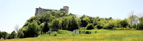Panoramautsikt över angera slott, novara — Stockfoto