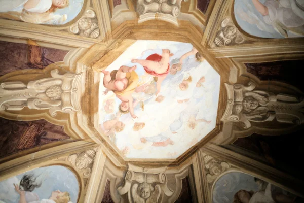 Schilderij in sacro monte van orta, Italië — Stockfoto