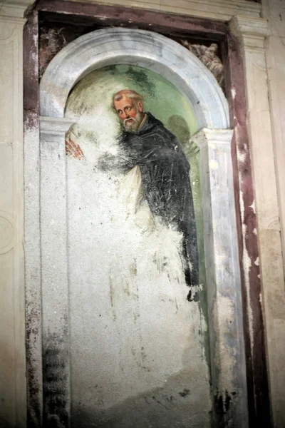 Pintura em Sacro monte de Orta, Italia — Fotografia de Stock