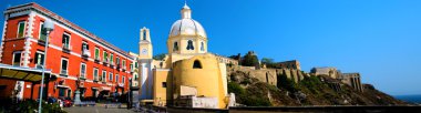 panoramik procida Island, Napoli