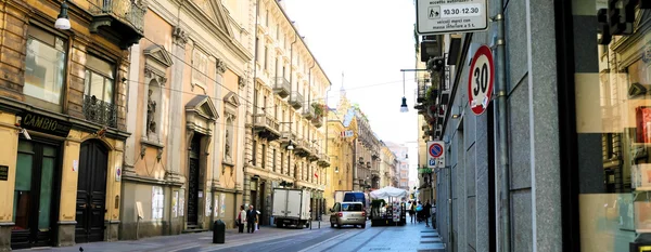 Straat in Turijn — Stockfoto