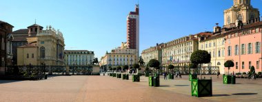 Turin, Kraliyet Sarayı ile piazza castello