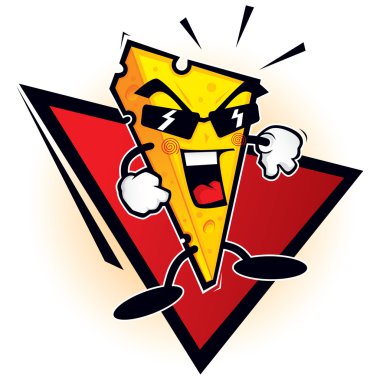 Cheese mascot clipart