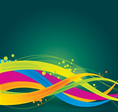 Colorful abstract background clipart