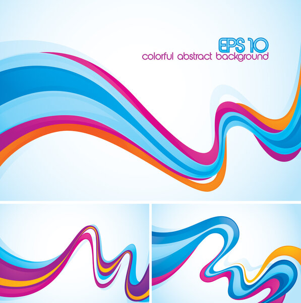 Красочный абстрактный фон