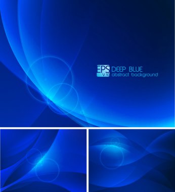Deep blue Abstract Background clipart