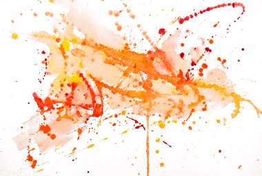 Bright warm watercolor background clipart