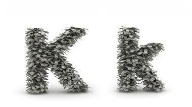 dolar yapraklar harf k