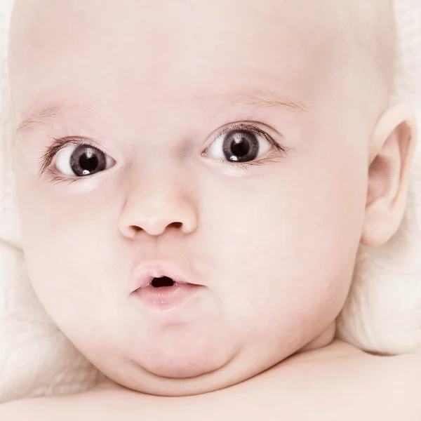 Cute little kid. close-up — Stock Photo, Image