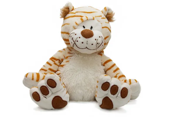 Tigre de brinquedo recheado — Fotografia de Stock