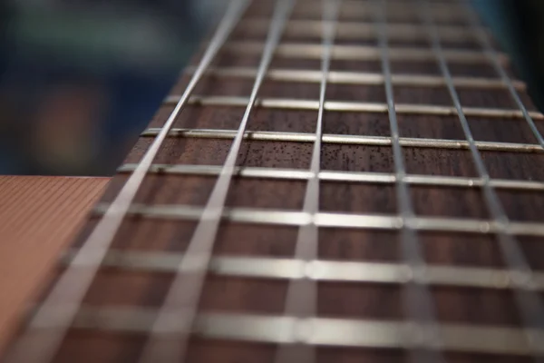 Gitaar fretboard — Stockfoto