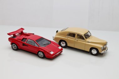 Toy model cars clipart