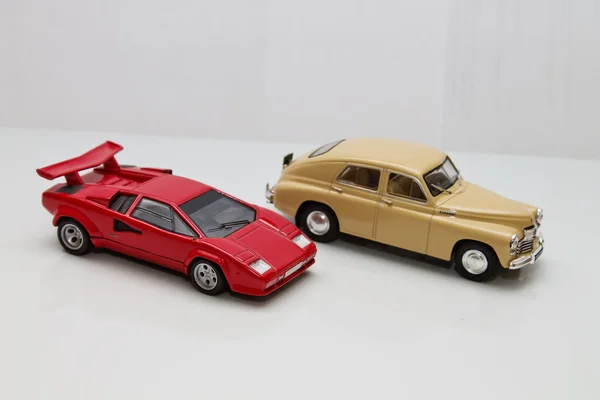 Carros modelo de brinquedo — Fotografia de Stock