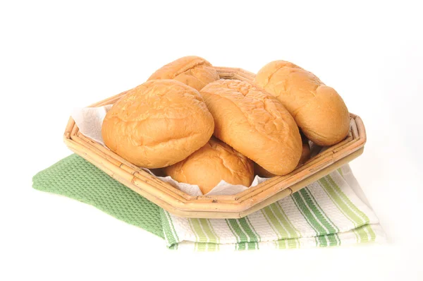Panier à pain de petits pains — Photo