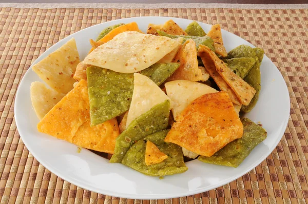 Bol de chips de tortilla — Photo