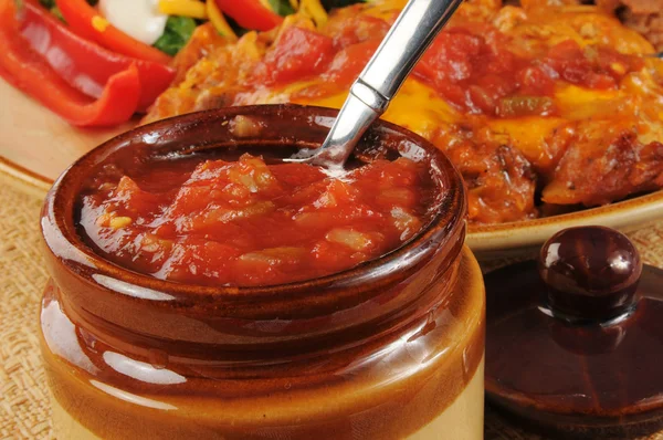 Läckra salsa — Stockfoto