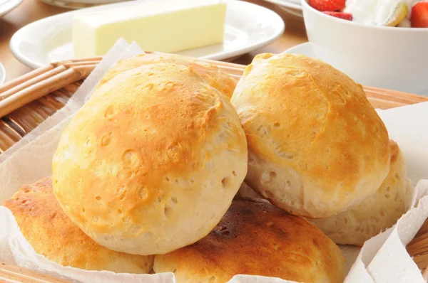 Hot biscuits — Stock Photo, Image